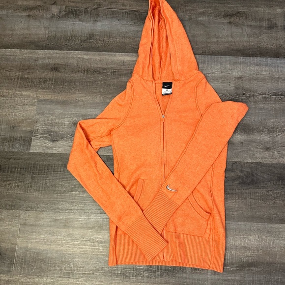 Women’s Nike Knit Zip Up Wool Cotton Blend  Hoodie Sweater - Picture 1 of 8